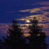 Order #1904 Moon rise at Ludington State Park. 