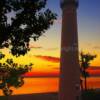 Order #1944 Little Point Sauble lighthouse. This image is one of my favorites. It has artistic cross hatching which makes it look like a painting. Great on canvas 24x36 inches.